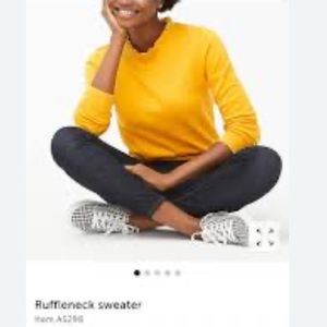 NWT JCrew Ruffle Neck Sweater
